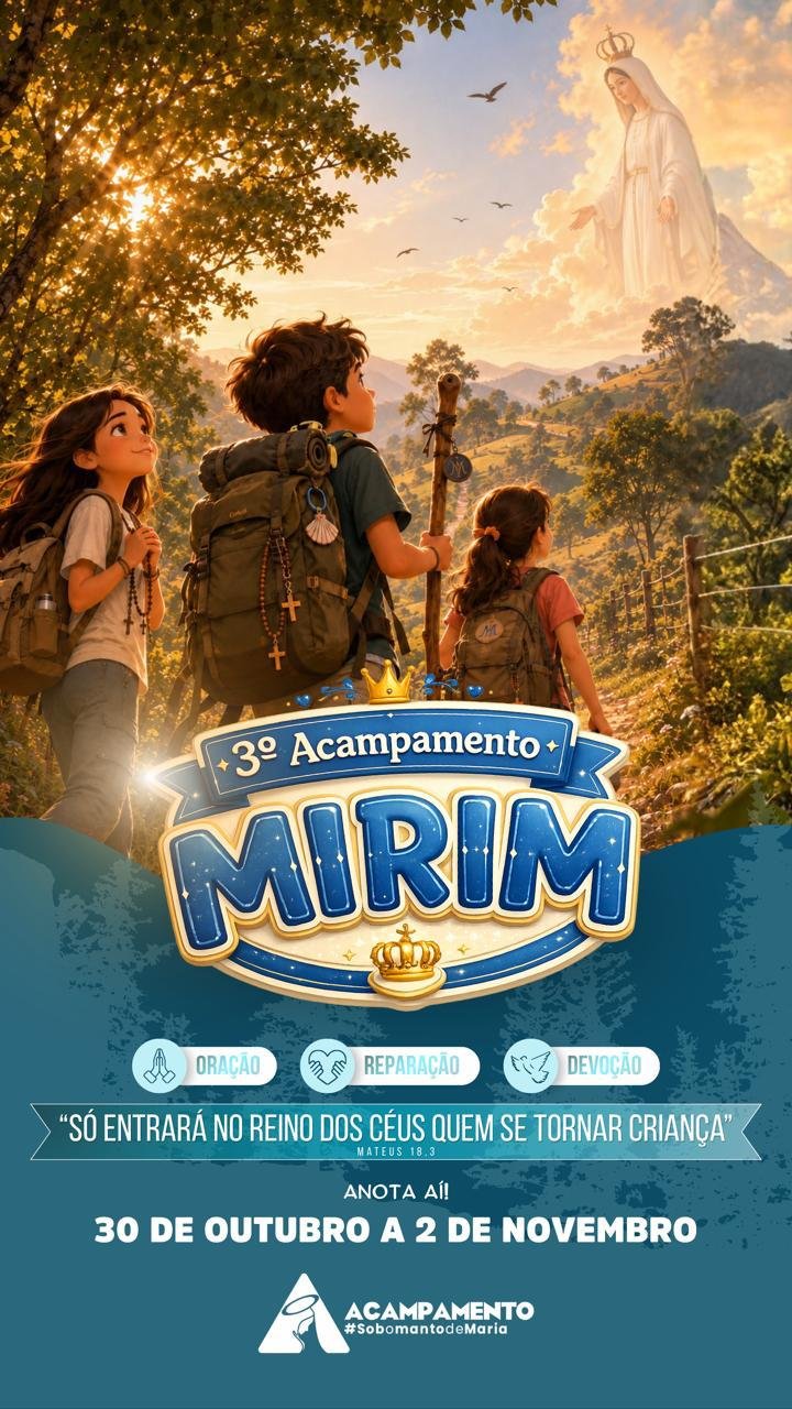 Camiseta Equipe Externa – 3° Edição Acampamento Mirim 2026